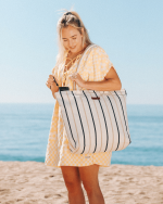 Vert Stripe Beach Tote - Image 4