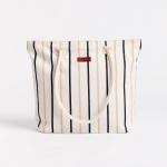 Vert Stripe Beach Tote