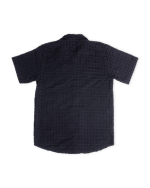 Orb Button Down Waffle Shirt – Black – Mens - Image 4