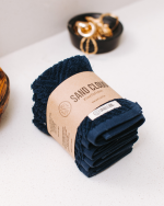 Willow Bath Washcloth Bundle – 6 Pack – Deep Ocean - Image 3