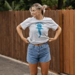 Spotted Shark SS Tee – Heather Gray