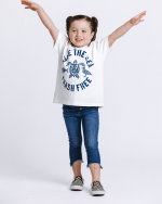Make The Sea Trash Free Kids Tee – White - Image 4