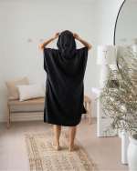 Terra Hooded Poncho Black - Image 9