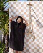 Terra Hooded Poncho Black - Image 10