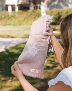 Baby Turtle Gauze Receiving Blanket Single with Pouch - Image 7