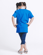 Make The Sea Trash Free Kids Tee – Sapphire Blue - Image 3
