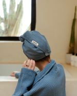 Terra Hair Towel – Slate Blue - Image 2