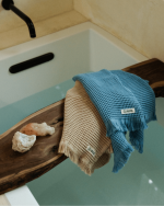 Micro Waffle Hand Bath Bundle – 2 Pack – Slate Blue - Image 4