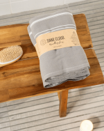 Classic Fringeless XL Bath Bundle – Grey – 2 Pack - Image 10