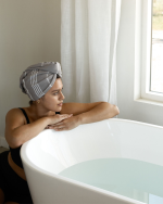 Classic Hair Towel – Grey - Image 4