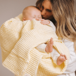 Little Fishies Waffle Blanket – Butter