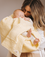 Little Fishies Waffle Blanket – Butter