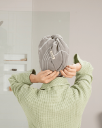 Classic Hair Towel – Grey - Image 7