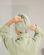 Classic Hair Towel- Sage - Image 2