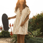 Daisy Stripe Cover Up