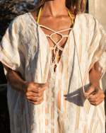 Daisy Stripe Cover Up - Image 4