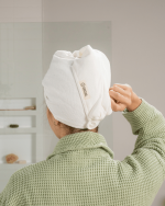 Terra Hair Towel – Ivory - Image 2