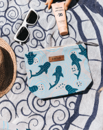 Shark Ripples Zipper Pouch - Image 6