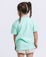 Make The Sea Trash Free Kids Tee – Soft Mint - Image 4