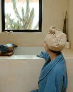 Classic Hair Towel – Sand - Image 2
