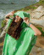 Cactus Hooded Poncho - Image 4
