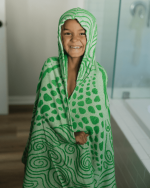 Fishies Hooded Kids Bath Towel - Image 6