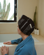 Classic Hair Towel – Black - Image 2