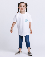 SC Whale Tail Kids Tee – White - Image 3