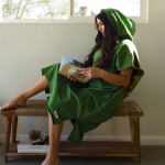 Terra Hooded Poncho- Green