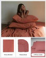 Grey Bedding Set – King - Image 3