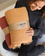 Lara Dusty Peach – PARTY BLANKET™ – Queen - Image 6