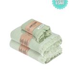 Micro Waffle XL Bath Bundle – Sage
