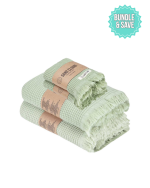 Micro Waffle XL Bath Bundle – White - Image 12