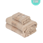Micro Waffle XL Bath Bundle – Sand