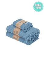 Micro Waffle XL Bath Bundle – White - Image 14