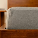 Classic Micro Twill Solid Melange Fitted Sheet Moss