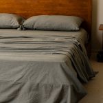 Classic Micro Twill Solid Melange Flat Top Sheet Moss