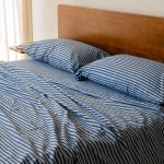 Classic Micro Twill Stripe Melange Pillowcase Set Indigo