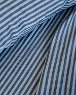 Classic Micro Twill Stripe Melange Pillowcase Set Indigo - Image 6