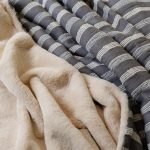 Cozy Texture Plush Blanket – Steel Grey