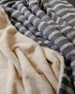 Cozy Texture Plush Blanket – Beige - Image 10