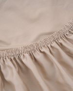 Luxe Sateen Sheet Set Beige - Image 7