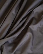 Luxe Sateen Fitted Sheet Steel Grey - Image 2