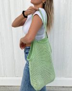 Net Market Bag Black - Image 8