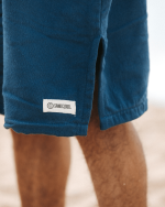 Terra Hooded Poncho – Teal Blue - Image 7