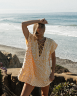 Floral Check Cover Up - Image 3