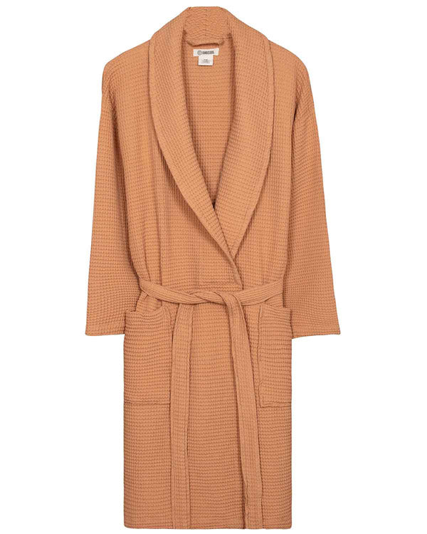 SCF22BRB001BEGSMMicroWaffleRobe-BeigeFront_600x750_bf7c3615-08be-424f-bd84-ed03c598bcbd.jpg Micro Waffle Robe Beige - Image 1