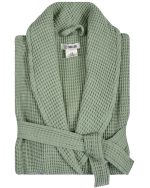 Micro Waffle Robe Sage - Image 5