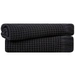 Micro Waffle Hand Bath Bundle – 2 Pack – Black