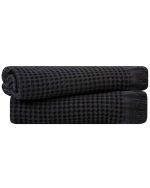 Micro Waffle Hand Bath Bundle – 2 Pack – Black